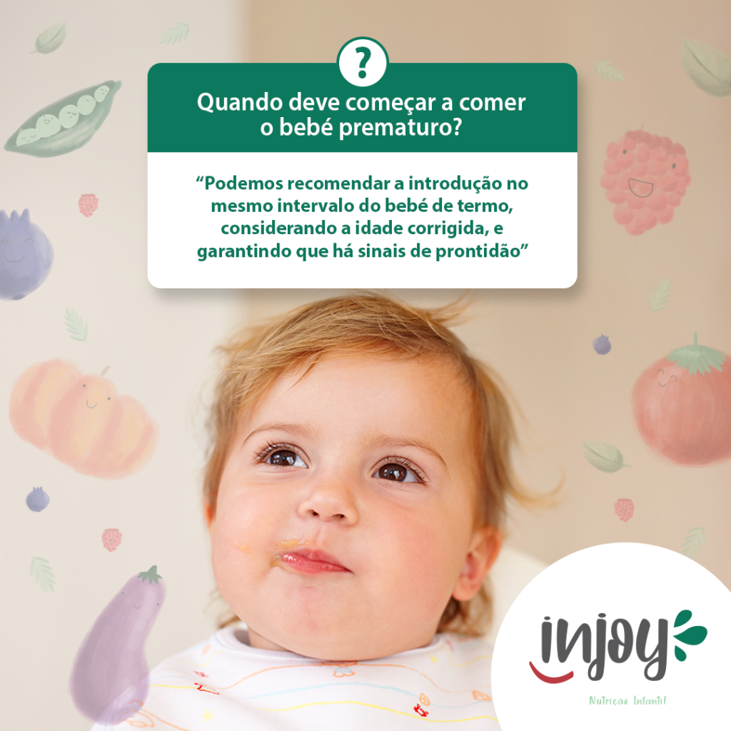 Quando e como deve começar a comer o bebé prematuro?